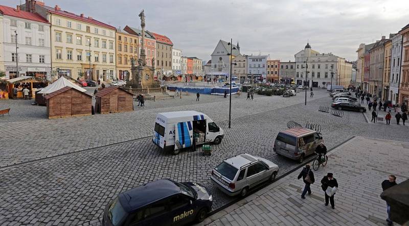 Zrekonstruované Dolní náměstí v Olomouci