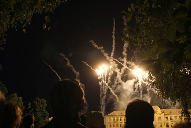 Ohňostroj na Hanáckých Benátkách 2016