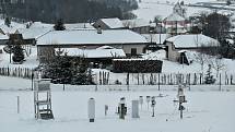 Meteorologická stanice v Luké na Olomoucku, 13. 2. 2020