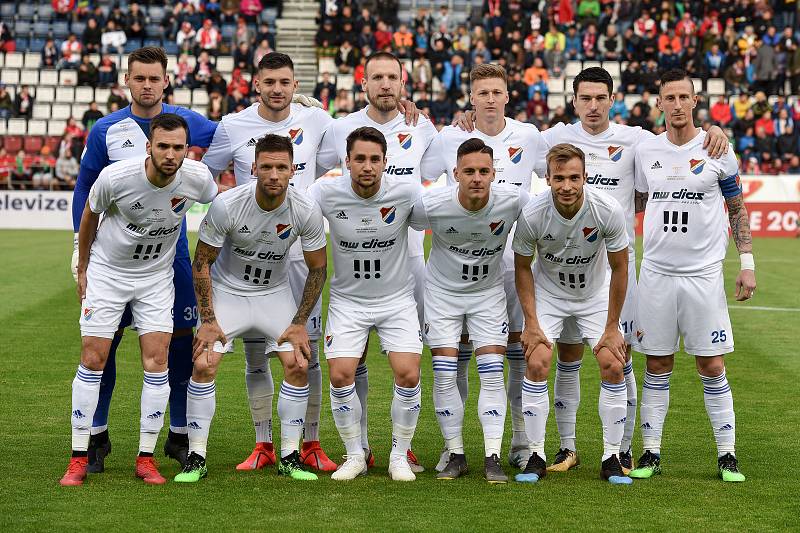 Finále fotbalového poháru MOL Cupu: FC Baník Ostrava - SK Slavia Praha, 22. května 2019 v Olomouci. Tým Baníku.