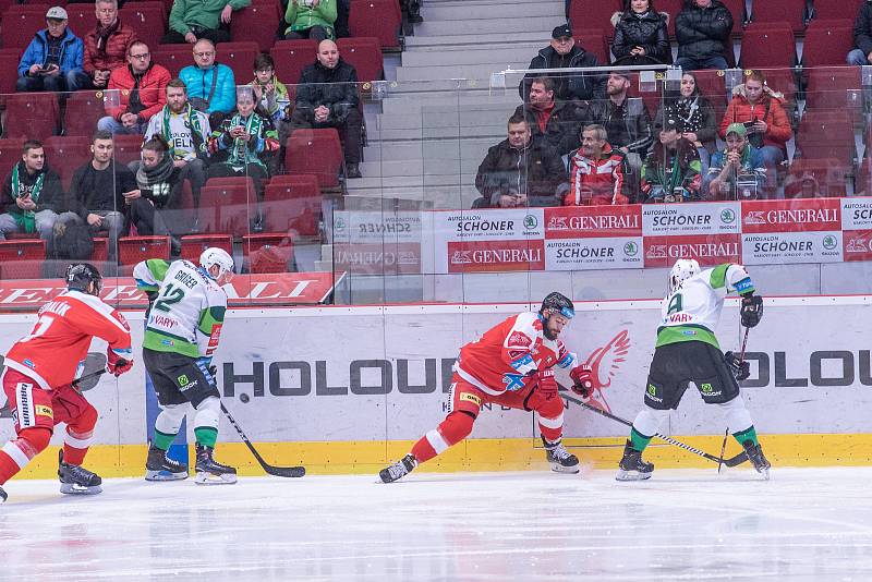 Utkání hokejové Tipsport extraligy HC Energie Karlovy Vary - HC Olomouc