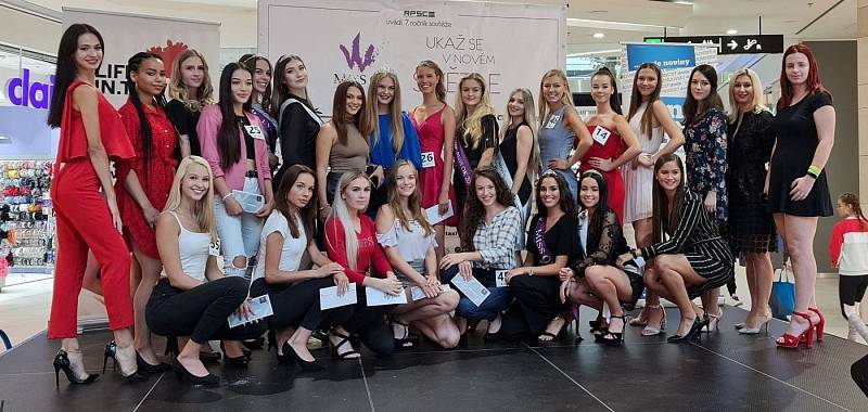 Casting Miss OK 2020, soutěže krásy pro studentky středních škol v olomouckém OC Šantovka