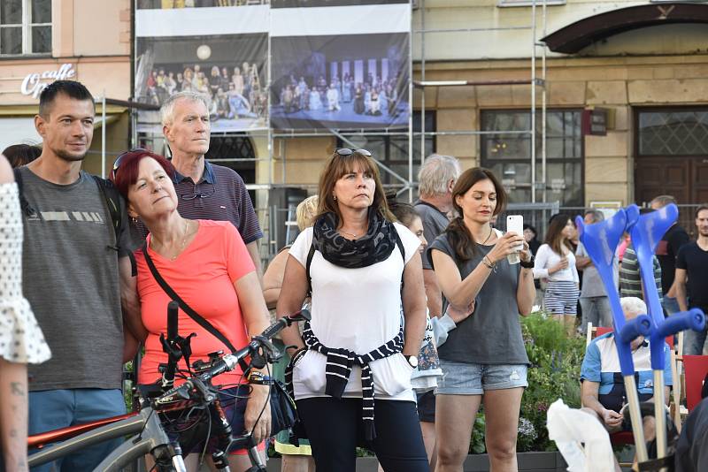 Pohoda u Trojice na Horním náměstí v Olomouci, 9. 7. 2021