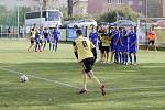 Fotbalisté Nových Sadů (ve žlutém) porazili Nový Jičín 3:1.