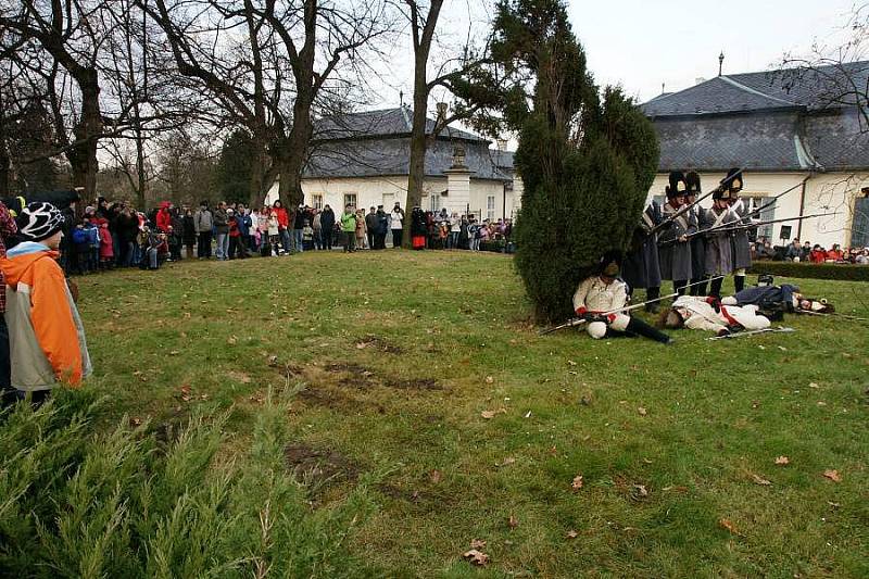 Bitva z napoleonských válek na zámku v Náměšti na Hané 