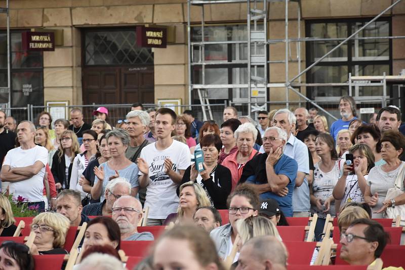 Pohoda u Trojice na Horním náměstí v Olomouci, 9. 7. 2021