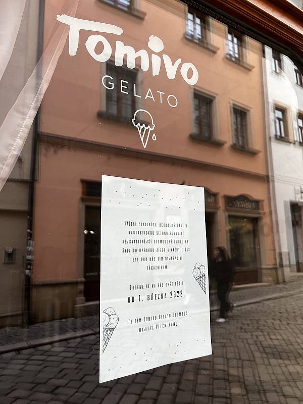 Oblíbená zmrzlinárna Tomivo Gelato ve Ztracené ulici má zimní pauzu. Opět otevře 1. března 2023