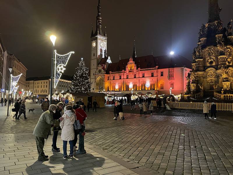 Vánoční trhy v Olomouci, 25. listopadu 2021