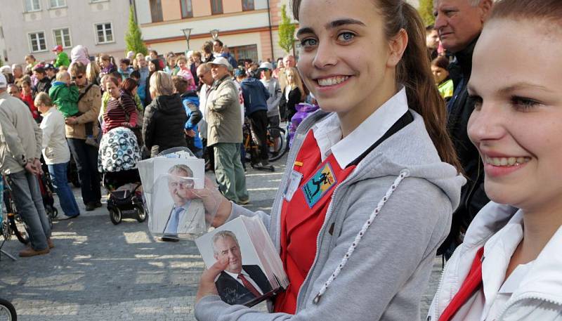 Prezident Zeman v Jeseníku