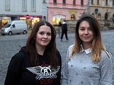 Michaela Sopko (vlevo) a Gabriela Kodysová se pustily do organizace projektu Humans of Olomouc.