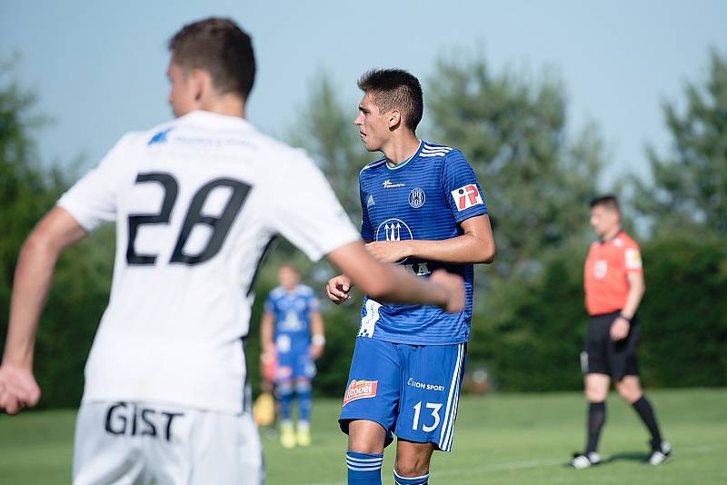 Sigma Olomouc porazila v přípravném utkání ve Slatinicích Hradec Králové 1:0.Mojmír Chytil