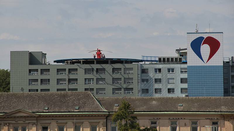 Výhled ze střechy Hotelového domu Olomouc, 11. 9. 2021