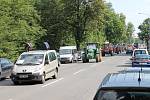 Protest zemědělců v Olomouci