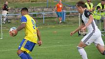 Fotografie z utkání 1. kola divize E mezi celky FK Šternberk a 1. HFK Olomouc