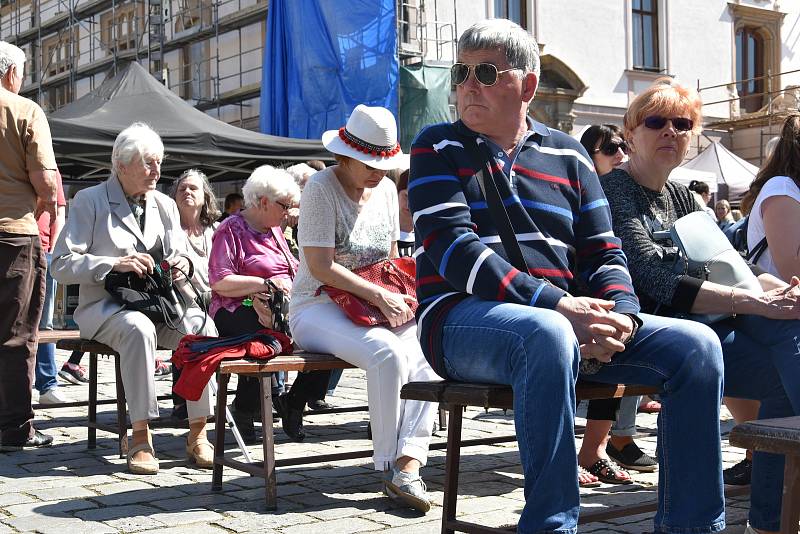 Velikonoční jarmark na Horním náměstí v Olomouci