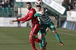 Zápas fotbalové Fortuna ligy mezi  Bohemians Praha 1905 - SK Sigma Olomouc v Ďolíčku