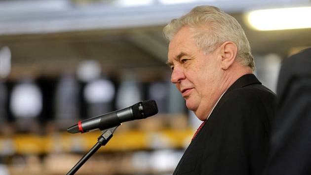 Prezident Miloš Zeman na návštěvě Olomouckého kraje. Ilustrační foto