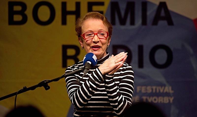 Hana Maciuchová na festivalu Prix Bohemia Radio v Olomouci v roce 2016