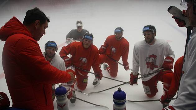 HC Olomouc - příprava na ledě