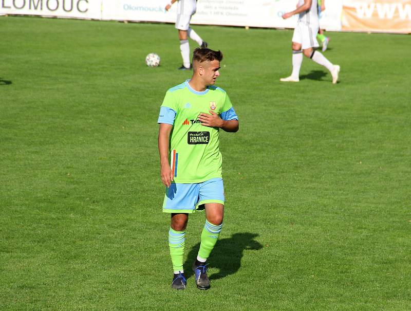 Fotbalisté 1. HFK Olomouc prohráli doma s Hranicemi 0:2.