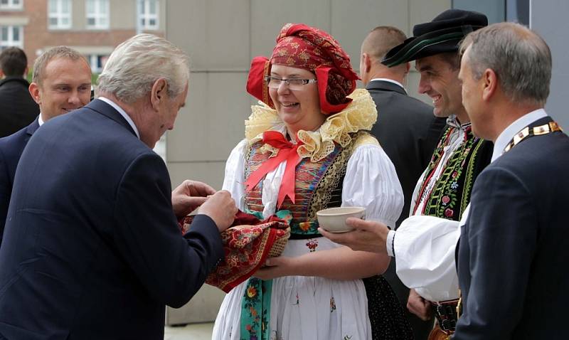 Prezident na návštěvě Olomouckého kraje - Olomouc, 18. května 2016