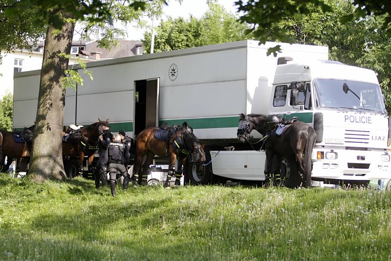 Policie před finále českého poháru