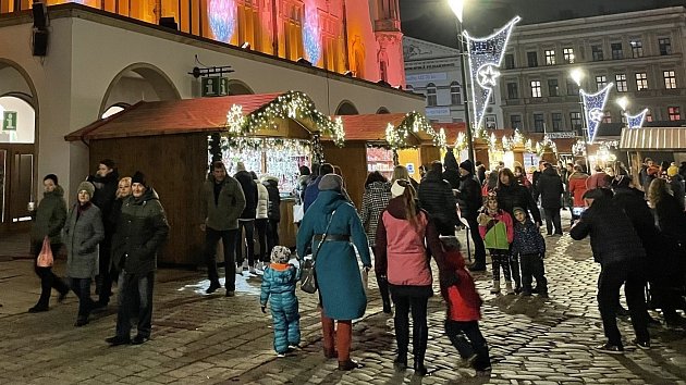 Vánoční trhy v Olomouci, 25. listopadu 2021