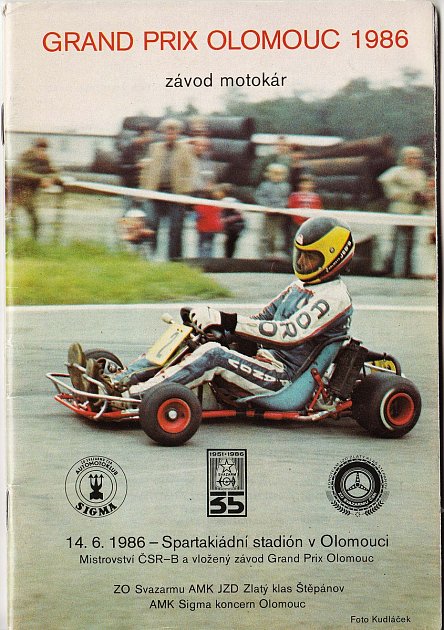 Plakát Grand Prix Olomouc 1986