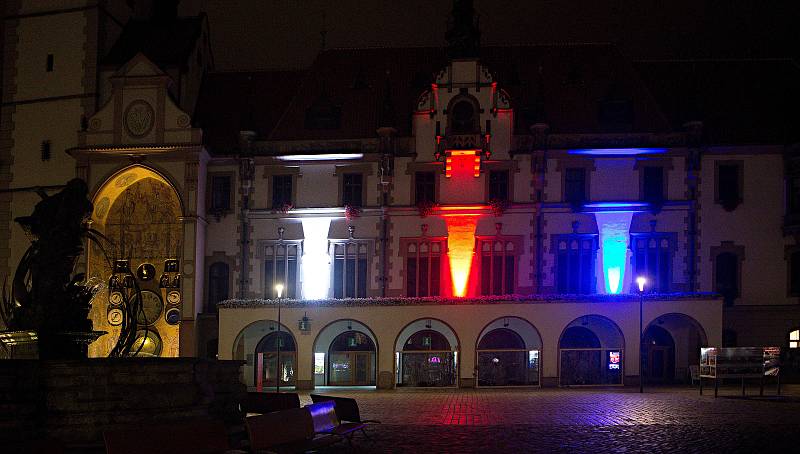 Olomouckou radnici na oslavu 100 let republiky rozzáří barvy trikolóry