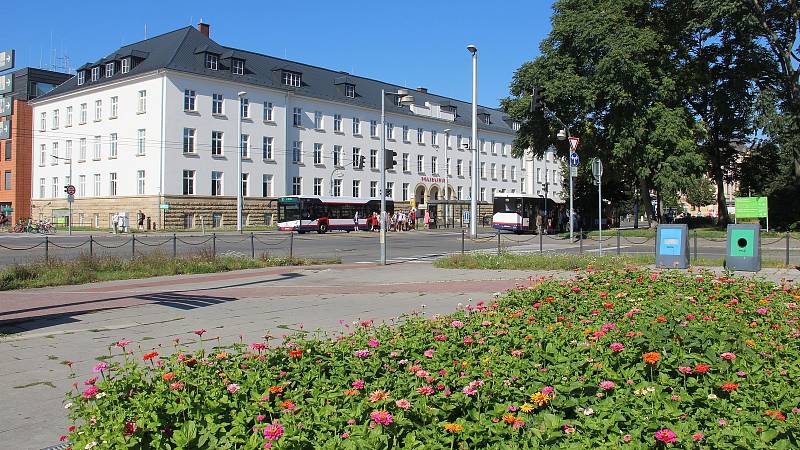 Křižovatka třídy Svobody a Aksamitovy ulice