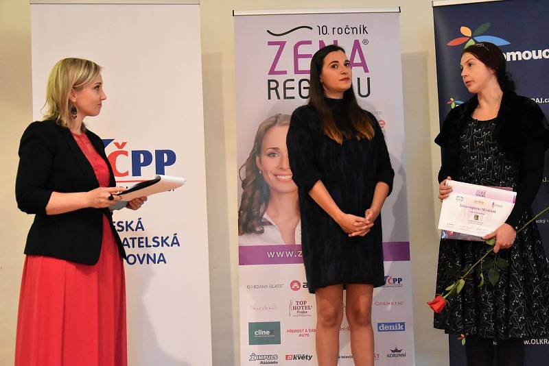 Vyhlášení Ženy regionu za Olomoucký kraj, 8. 10. 2019
