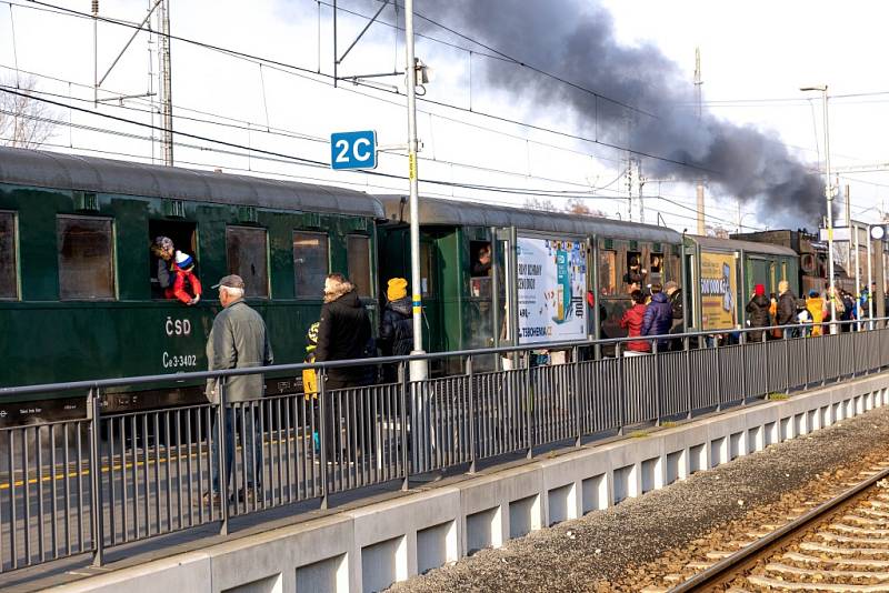 Mikulášský vlak ve Šternberku.
