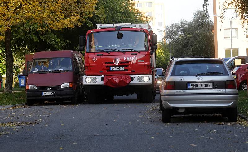 Hasiči testovali průjezdnost ulic v Olomouci