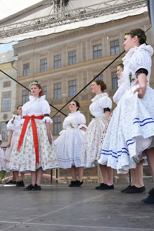 Velikonoční jarmark na Horním náměstí v Olomouci