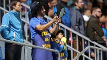 Zápas Evropské ligy FC FASTAV Zlín - FC Sheriff Tiraspol na Andrově stadionu v Olomouci