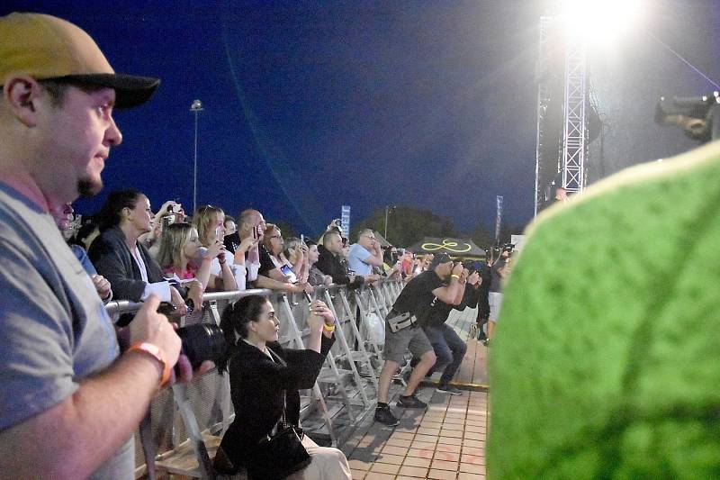 Koncert Sandry v Olomouci u OC Šantovka, 19. května 2022