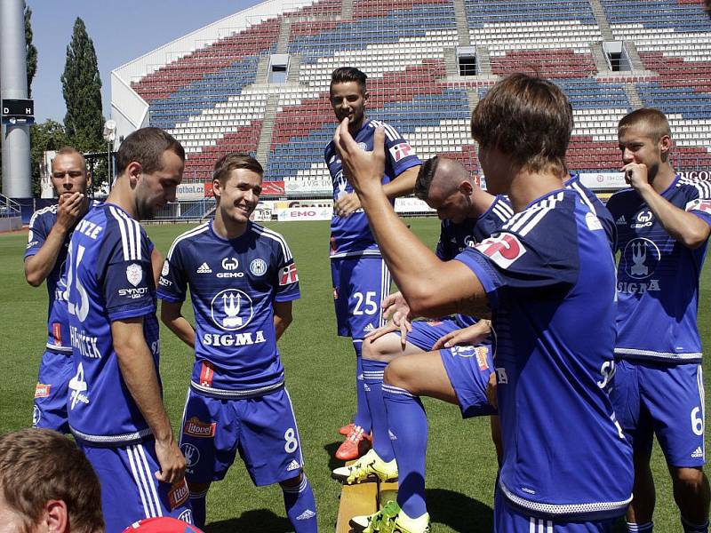 Fotbalisté Sigmy Olomouc se fotili před startem prvoligového ročníku 21015/16