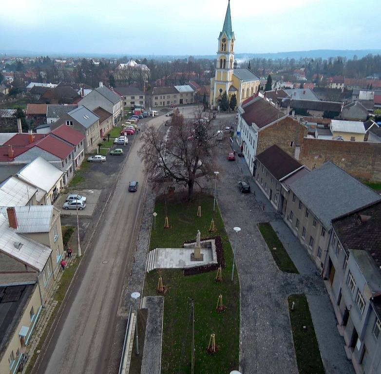 Nové náměstí TGM v Náměšti na Hané