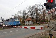 Železniční přejezd v Holické ulici v Olomouci