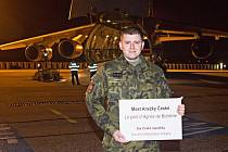 V noci na sobotu odletěl z pardubického letiště velkokapacitní letoun AN-124 Ruslan, na jehož palubě byla mostová souprava, kterou Česká republika poskytla do Středoafrické republiky formou humanitárního daru. 