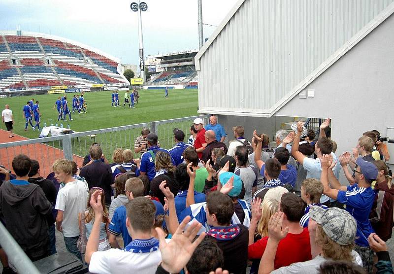 Fanoušci fotbalového týmu SK Sigma Olomouc uspořádali pochod z Horního náměstí na Andrův stadion