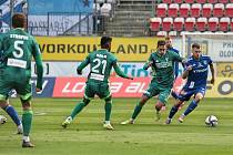 Fotbalová Sigma Olomouc porazila doma MFK Karviná 2:0. Radim Breite