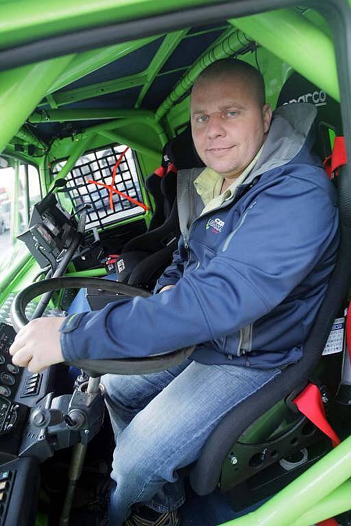 První pilot olomouckého týmu MS Rallytruck Marek Spáčil