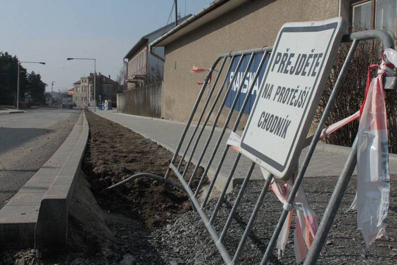 Rekonstrukce průtahu obcí Pňovice na Olomoucku