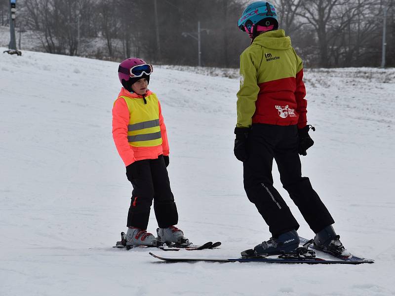 Skiareál Hlubočky v sobotu 15. prosince 2018