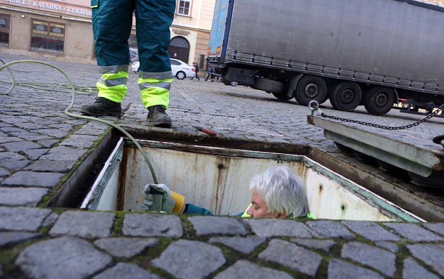 Zazimování Arionovy kašny v Olomouci