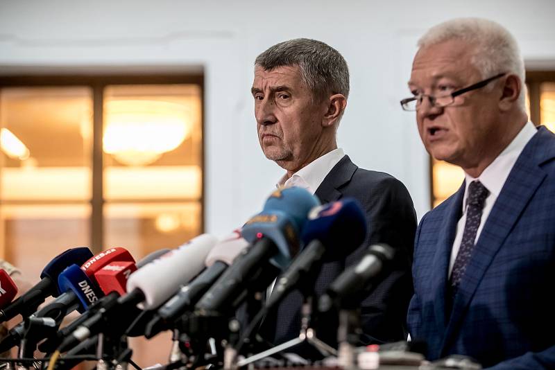 Andrej Babiš a Jaroslav Faltýnek