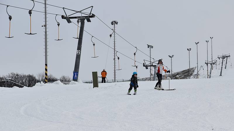 Skiareál Hlubočky v sobotu 15. prosince 2018