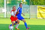 FK Šternberk (v modrém) vs. FC Hněvotín