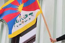 Vlajka pro Tibet. Ilustrační foto